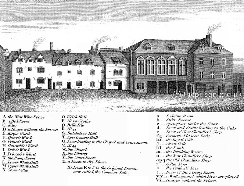 Marshalsea Prison, Southwark.